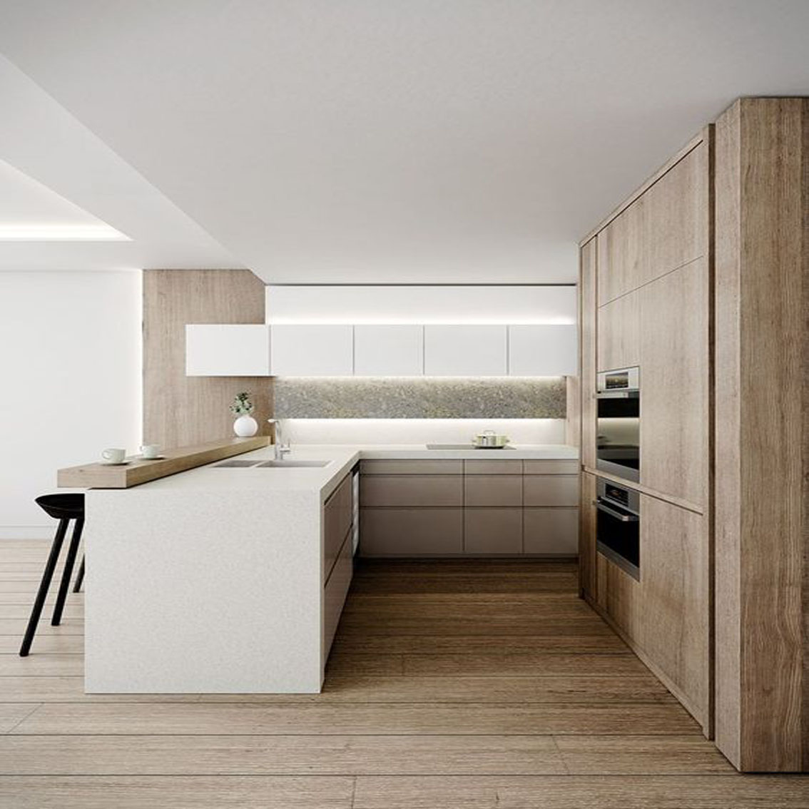 Natural Modern style kitchen